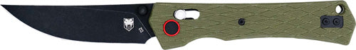 Cobratec Knives Legacy Bar Lock 3.5" D2 Steel OD Green G10 Folding Knife