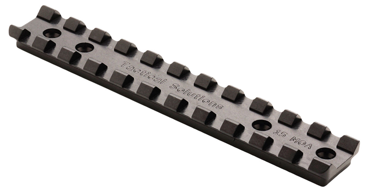 Tactical Solutions 15 MOA Scope Base Black - Fits Ruger 10/22