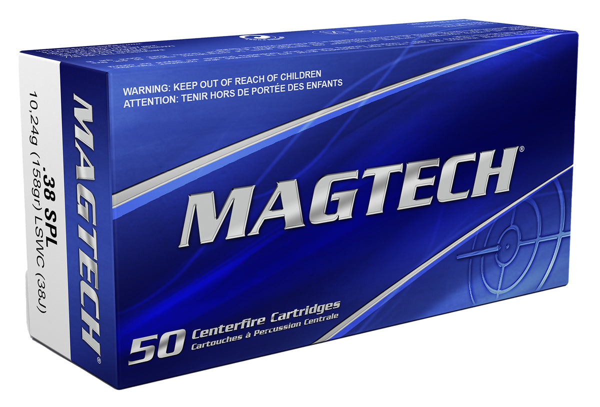 Magtech 38 Special 158gr Lead Semi-Wadcutter 50 Rounds - Box or Case