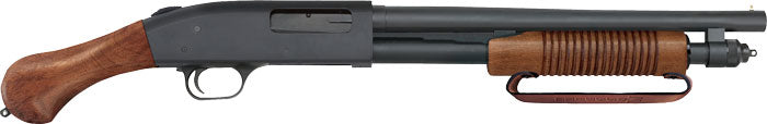 Mossberg 590 Nightstick 20 Gauge 3" 6Rd 14.375" Pump Shotgun - Blued/Walnut