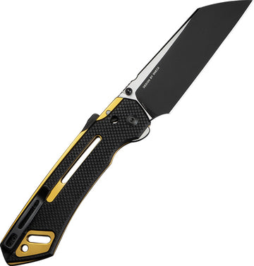 Civivi Knives Buster FG 4.2" Nitro-V Satin Flat Sheepsfoot - Black Coarse G10 Superlock