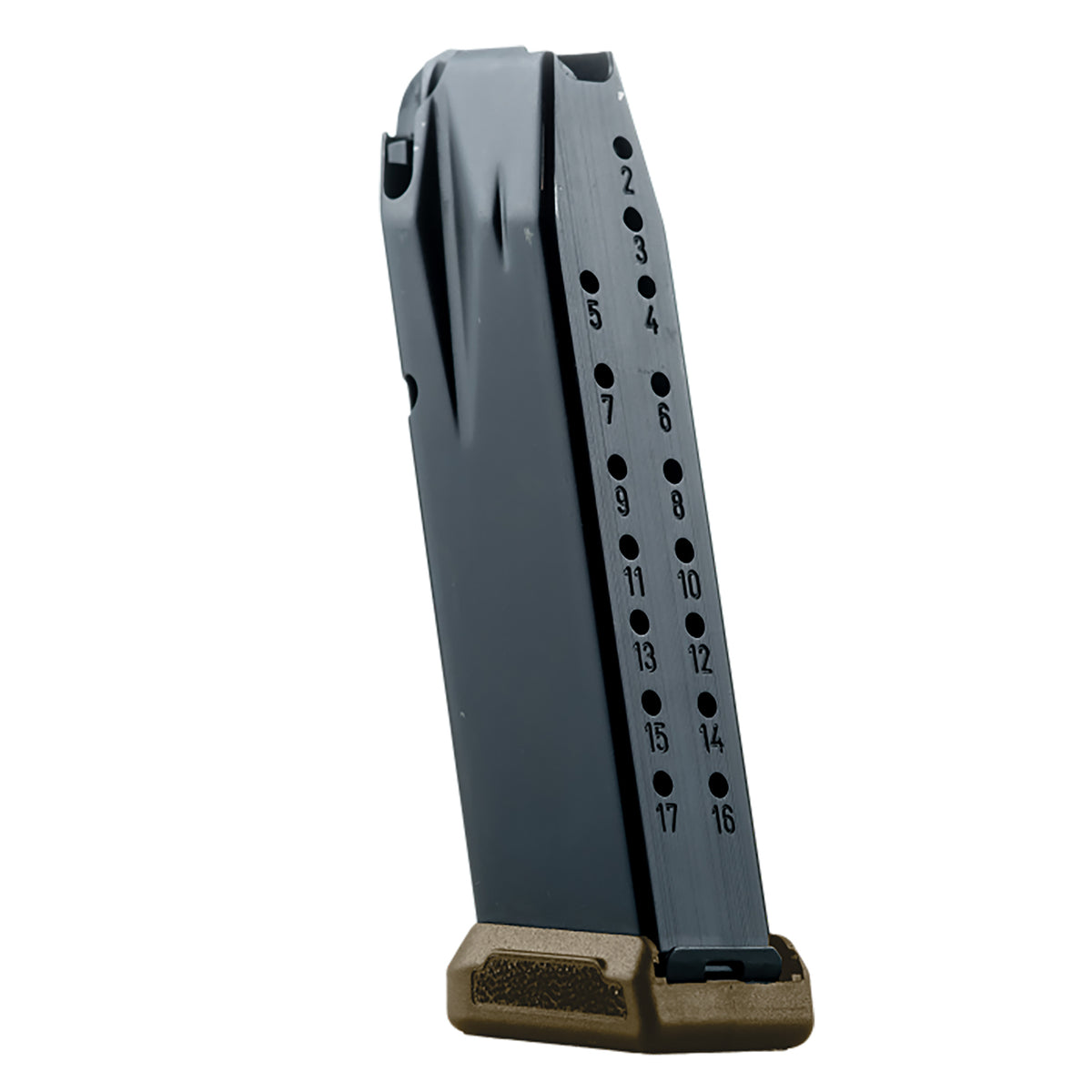 Canik METE MC9 MC9L MC9LS 9mm Luger 17-Rd Pistol Magazine - FDE Base Plate