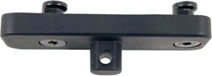 Guntec USA KeyMod Bipod Adapter Aluminum Black - Harris Style Compatible
