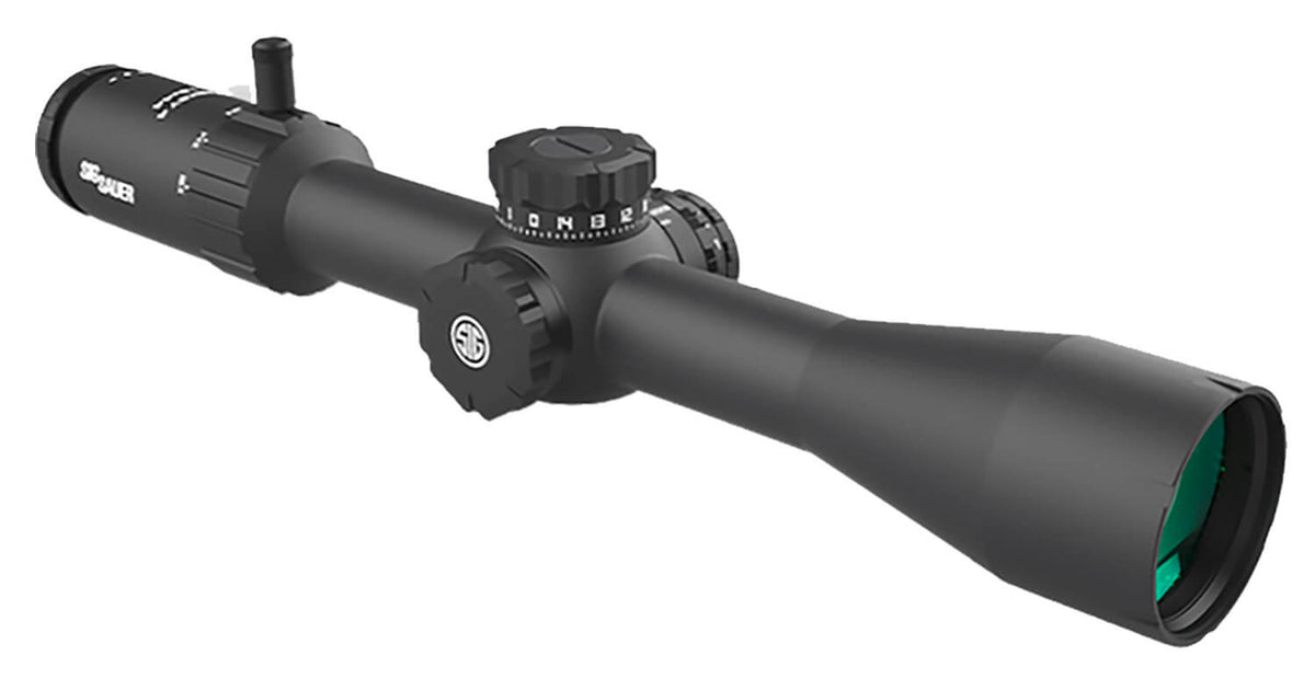Sig Sauer Whiskey4 3-12x44mm 30mm Tube SFP Hellfire Illuminated BDC-1 Riflescope - Zero Stop