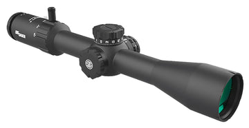 Sig Sauer Whiskey4 3-12x44mm 30mm Tube SFP Hellfire Illuminated BDC-1 Riflescope - Zero Stop
