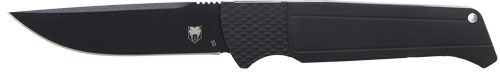 CobraTec Knives Viper 3.12" D2 Black/Satin Automatic Folder - Hidden Release