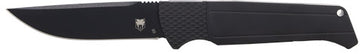 CobraTec Knives Viper 3.12" D2 Black/Satin Automatic Folder - Hidden Release
