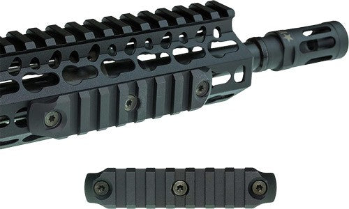 BCM KeyMod 4" Nylon Picatinny Rail Section - Black