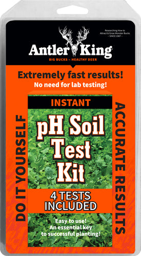 Antler King Instant pH Soil Test Kit - 4 Tests
