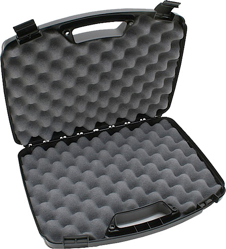 MTM Case-Gard 80940 Double Handgun Case Black Polypropylene - Holds 2 Handguns Up to 8" Barrels