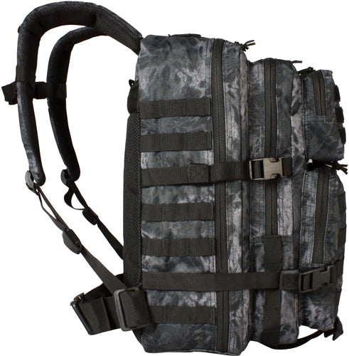 Red Rock Gear Large Assault Pack 35L Prym1 Blackout Camo 600D Polyester - MOLLE Webbing