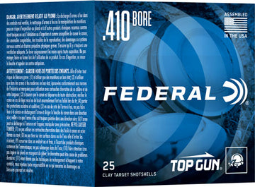 Federal Top Gun .410 Bore 2.5" 1/2oz #9 Shot 1330fps - 250rd Case