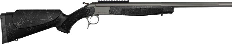 CVA Scout TD 350 Legend 20" 1-Rd Break Action Rifle - Tungsten Cerakote Black Web