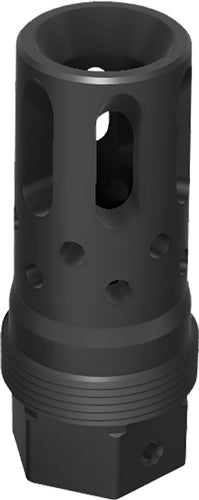 Comstock Armory Hybrid Flash Hider 1/2x28 9mm Black Nitride - Pin and Weld - Plan B Compatible