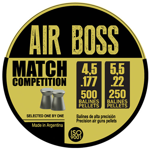 Apolo Pellets Air Boss Match .177 Cal 7gr Competition Pellets - 500 ct