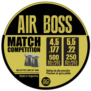Apolo Pellets Air Boss Match .177 Cal 7gr Competition Pellets - 500 ct