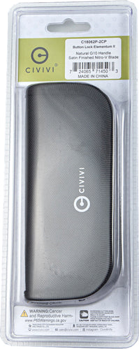 Civivi Knives Elementum II 2.96" Folding Plain Satin Nitro-V - Natural G10