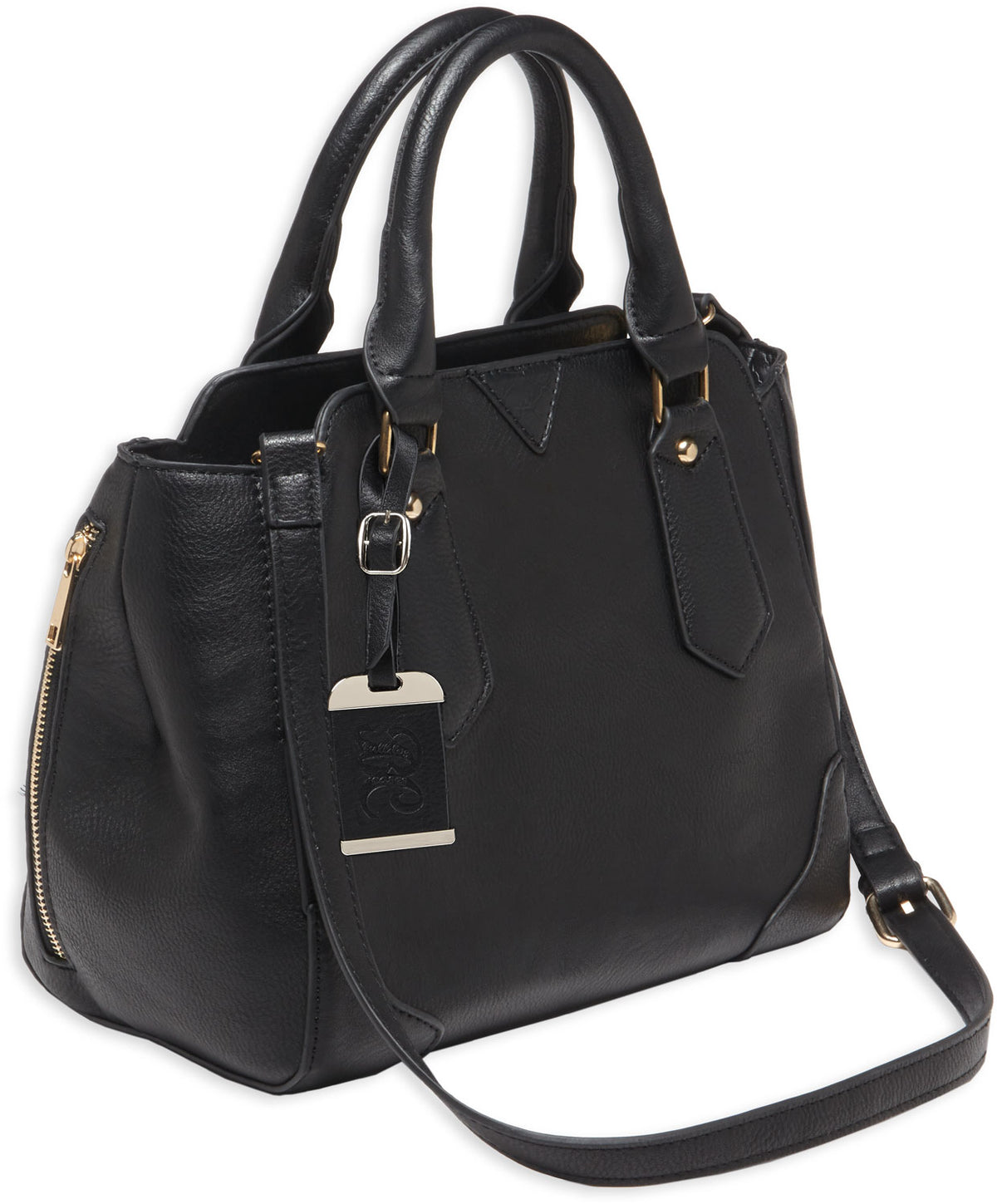 Bulldog BDP020 Concealed Carry Satchel Purse Black w/Black Trim