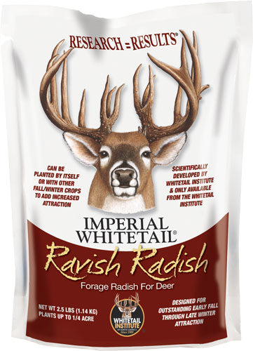 Whitetail Institute Ravish Radish 1/4 Acre 2.5 lb Fall Food Plot Seed