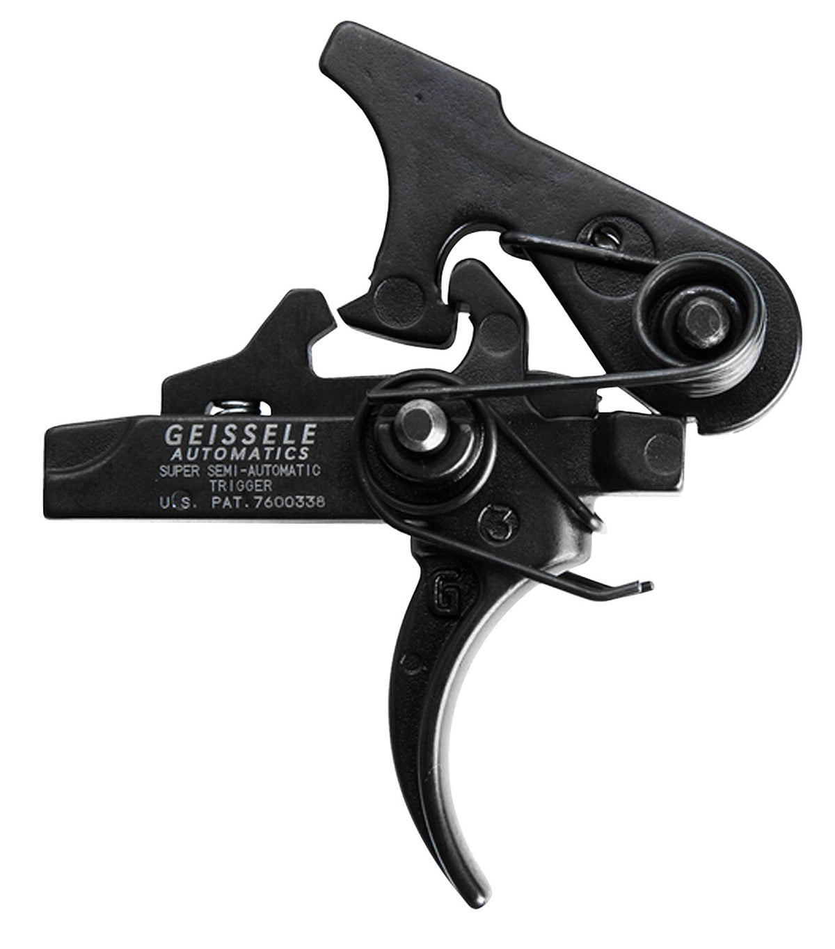 Geissele Automatics SSA AR-15 2-Stage Curved 4.5 lb Trigger - Non-Adjustable