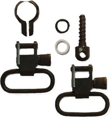 GrovTec GTSW303 Two-Piece Barrel Band Swivel Set .700-.750" 1" Loop - Black-Oxide Steel