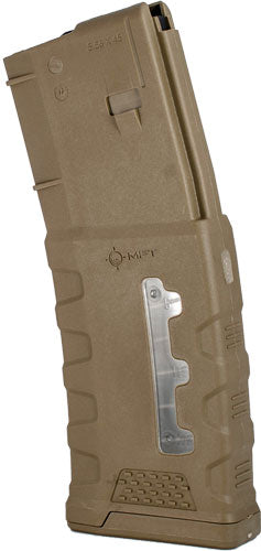 Mission First Tactical EXD AR-15 5.56x45/.223 30-Rd Polymer Window Magazine - Scorched Earth