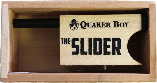 Quaker Boy The Slider Push Button Turkey Friction Call - Cherry Sides / Poplar Striker