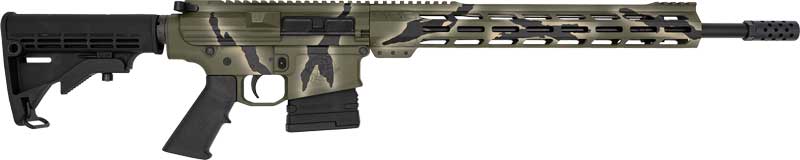 Great Lakes Firearms AR-10 .308 Win 18" 10+1 Semi-Auto Rifle - Pursuit Green Camo