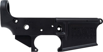 Faxon Firearms AR-15 Forged Stripped Lower Receiver - Black Anodized