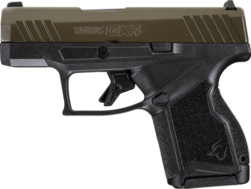 Taurus GX4 9mm Luger 3.06" 11+1 Semi-Auto Pistol - Matte Black/Green