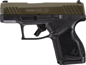 Taurus GX4 9mm Luger 3.06" 11+1 Semi-Auto Pistol - Matte Black/Green