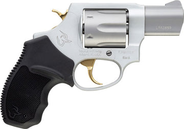 Taurus 856 Ultra-Lite .38 Special +P 2" 6-Shot DA/SA Revolver - Matte Stainless Gold Accents