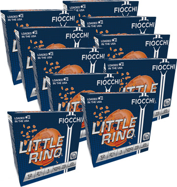 Fiocchi Little Rino 12 Gauge 2.75" 1 oz #7.5 Lead Shot 1250 fps - 250 Rd Case