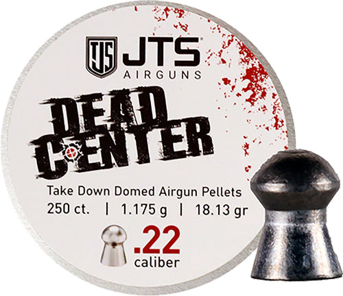 JTS Group Dead Center 22 Cal 18.13gr 250ct Domed Airgun Pellets