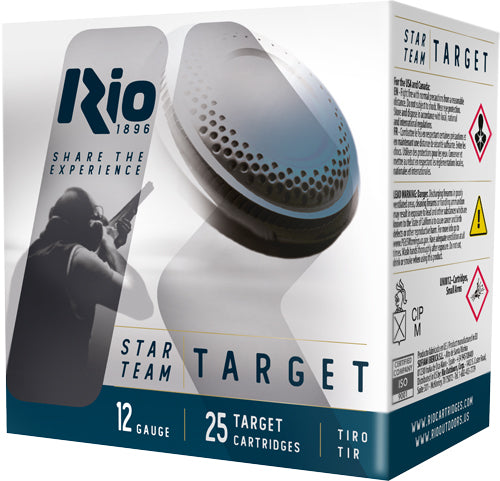 Rio Ammunition Star Team 12 Gauge 2.75" 1-1/8 oz #7.5 Shot 1200 fps 250 Round Case