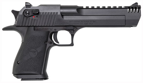 Magnum Research Desert Eagle Mark XIX 50 AE 6" 7+1 Semi-Auto Pistol - Integral Muzzle Brake - Black