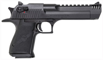 Magnum Research Desert Eagle Mark XIX 50 AE 6" 7+1 Semi-Auto Pistol - Integral Muzzle Brake - Black