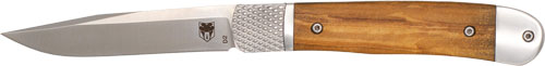 CobraTec Trapper Hidden Release 3.13" D2 Olivewood Folder