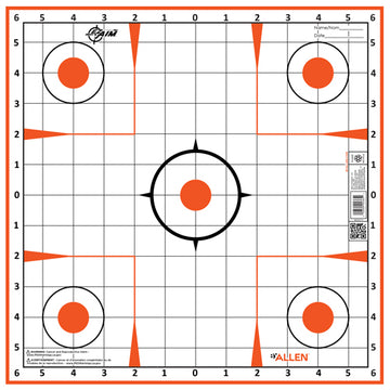 ALLEN EZ AIM SIGHT GRID TRGT 12-PK 12"X12"