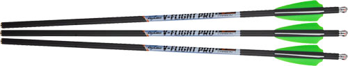 Excalibur Crossbows V-Flight Pro 18" Illuminated 3-Pack Crossbow Arrows - 316 gr - Hybrid-X