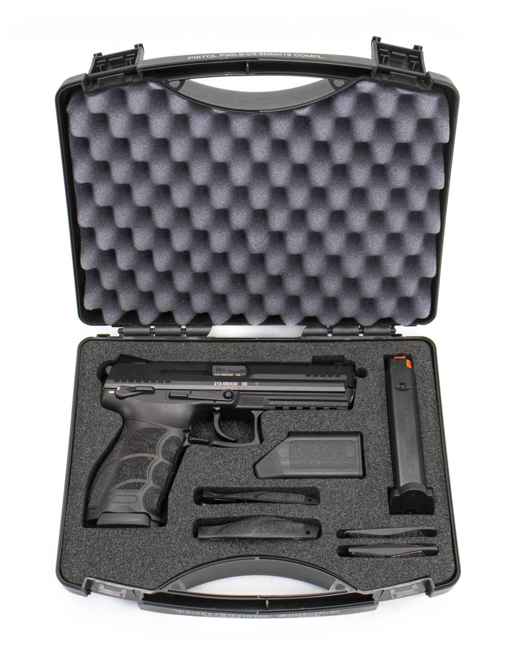 HK M730903LSA5 P30LS V3 Long Slide 9mm Luger 4.45 15+1 Black Black Polymer Grip