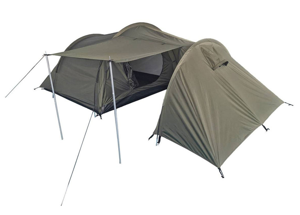 MIL-TEC® OD 3-Man Tent w/Storage Space - New