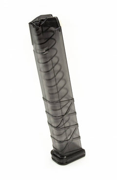 SDS 9mm 33rd Polycarbonate Mag - Fits Glock - Smoke
