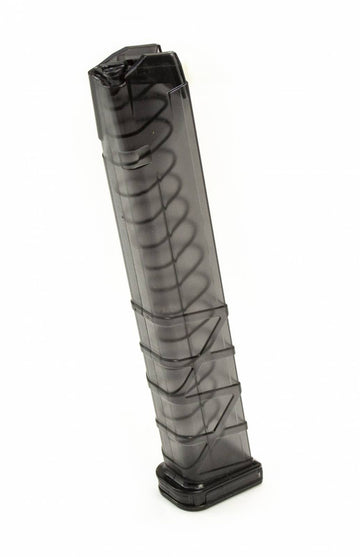 SDS 9mm 33rd Polycarbonate Mag - Fits Glock - Smoke