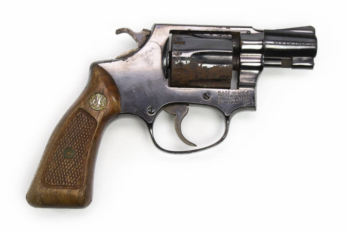 S&W 31-1 .32 S&W LONG 2" BARREL FIXED SIGHTS SQUARE BUTT BLUED-