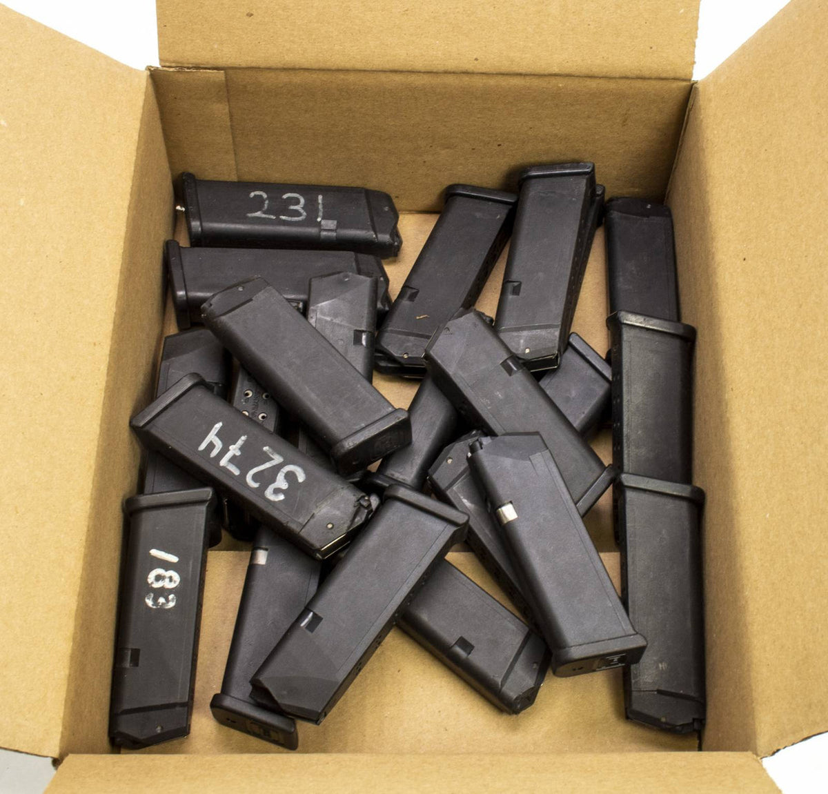 22 USED GLOCK 23, 40 S&W 13RD MAGS