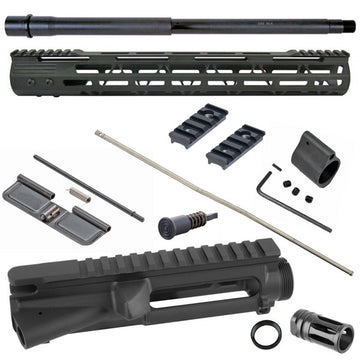 AR-15 .300 AAC Blackout 16 Barrel Kit with 15 M-LOK Slim Handguard on Anderson Upper