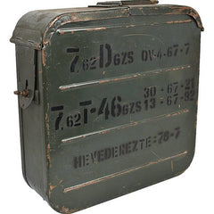 SG-43 Goryunov Ammo Can with Double Hinge and Metal Handle - Reenactor's Grade