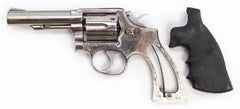 S&W Revolver 64-3, 38 Special 4 Barrel Stainless Steel - Good Incomplete