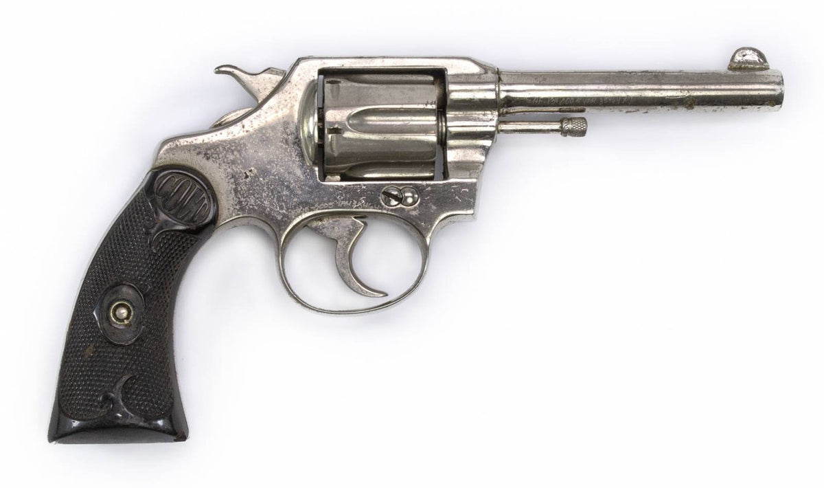Colt Revolver C&R Police .32 Police 4 Barrel, Nickel HG6477N_F